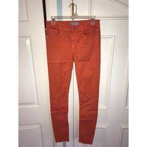Zara Orange Jeans